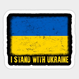 I stand with Ukraine Sticker